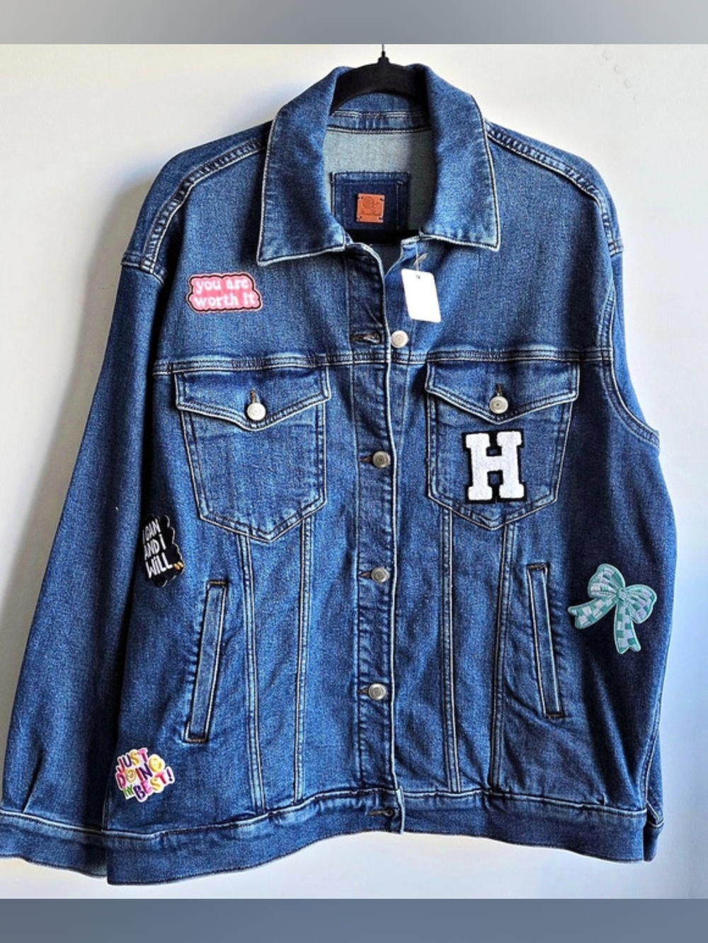 Blue Denim Jacket Handmade
